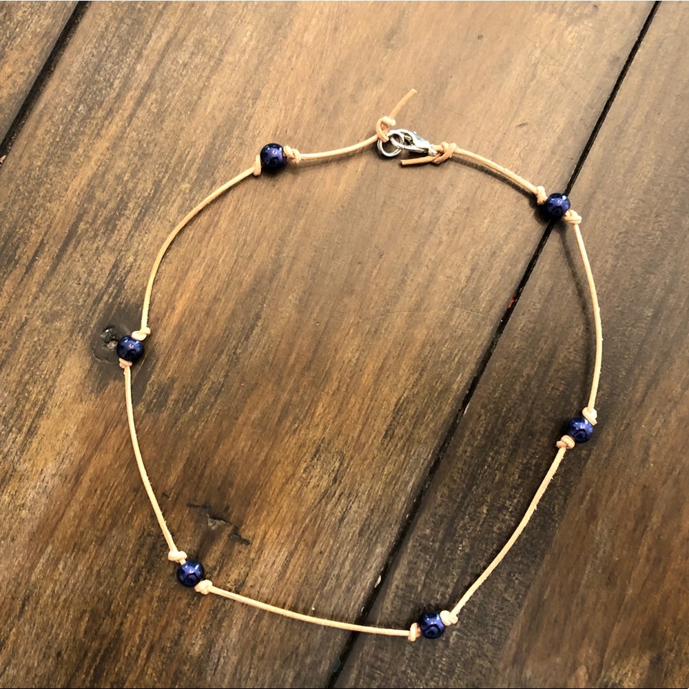 caroline necklace! (in blue)